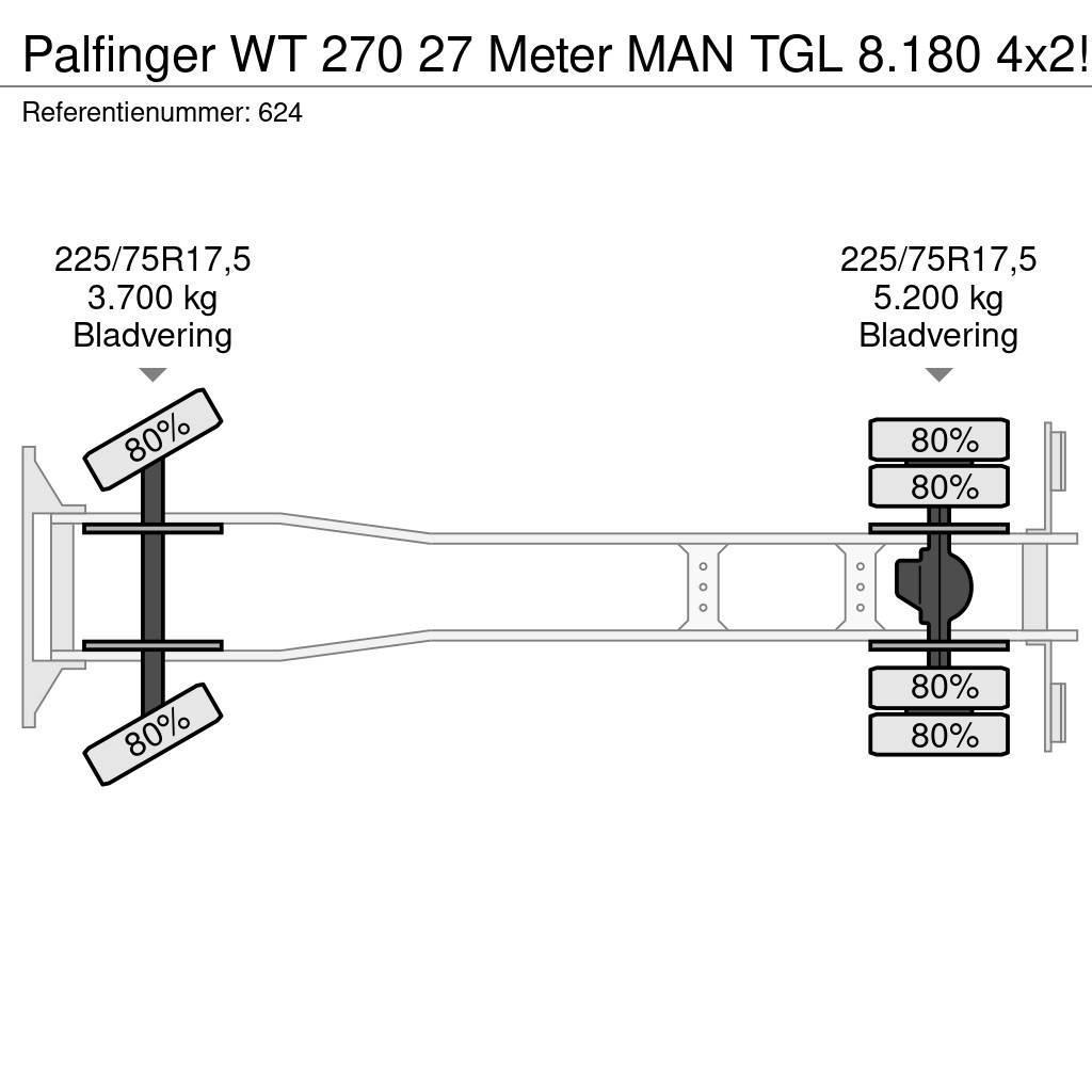 Palfinger WT 270 27 Meter MAN TGL 8.180 4x2! Billyftar
