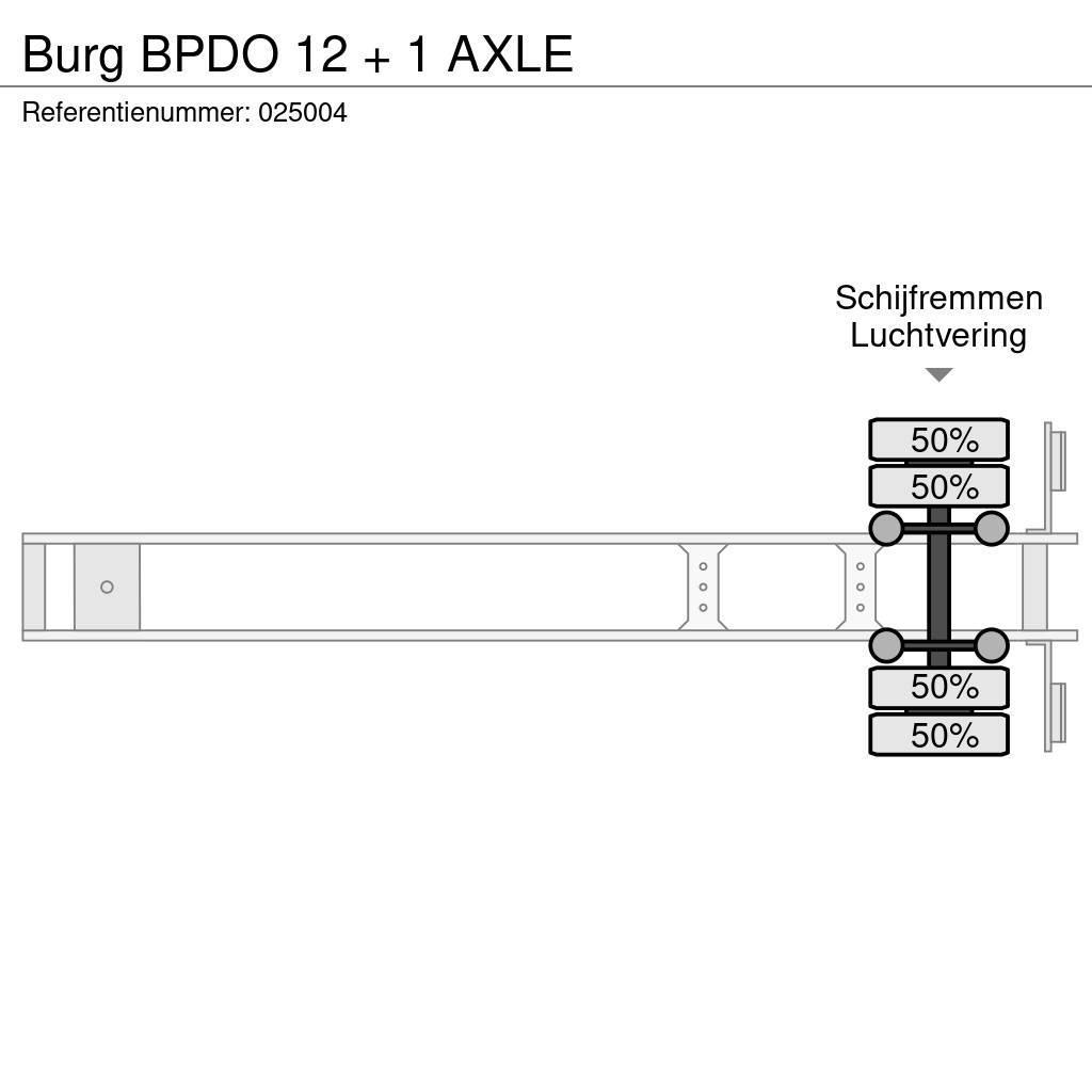 Burg BPDO 12 + 1 AXLE Flaktrailer