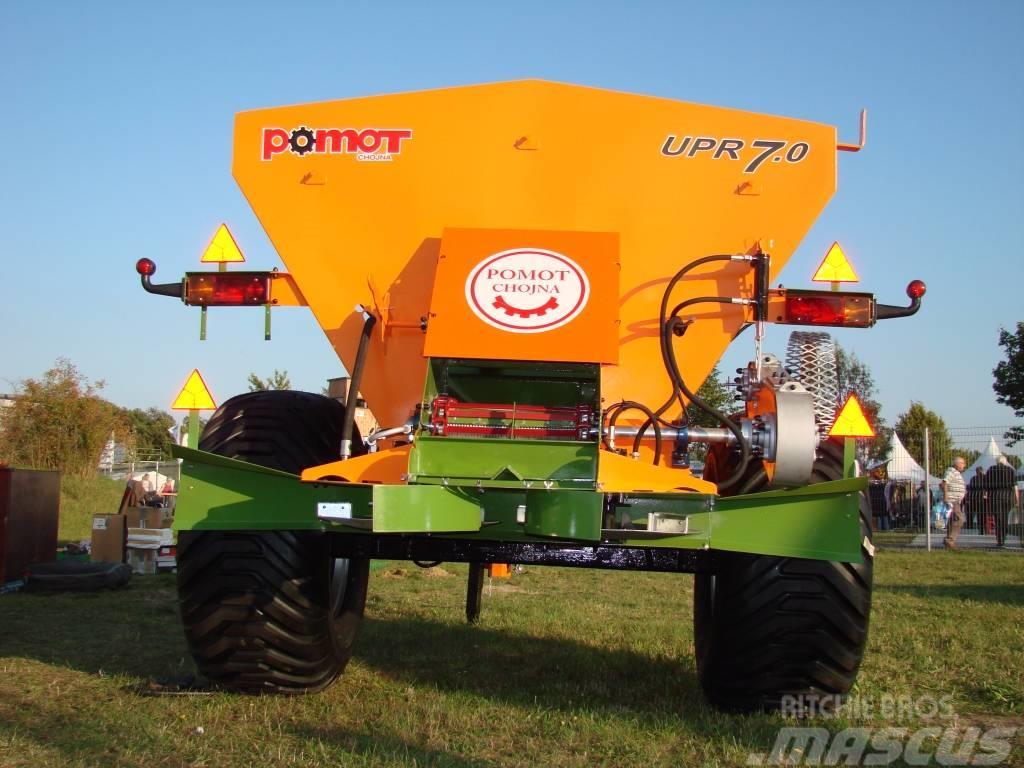 Pomot UPR 7 T fertilizer and lime spreader Mineralgödselspridare