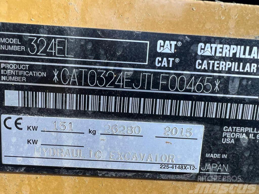 CAT 324EL 9655 HOURS Bandgrävare