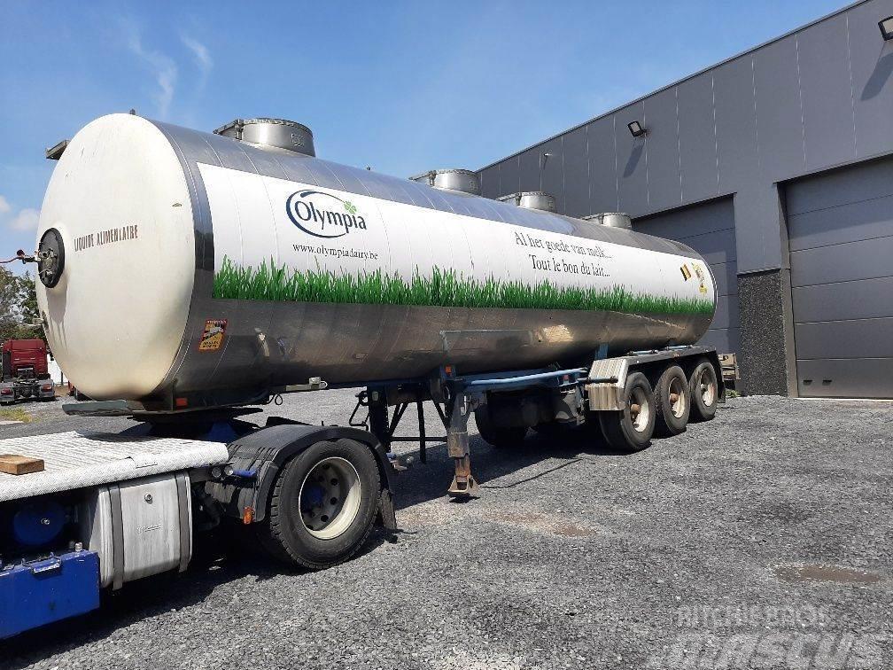 Magyar 3 AXLES TANK IN STAINLESS STEEL INSULATED 30000 L- Tanktrailer