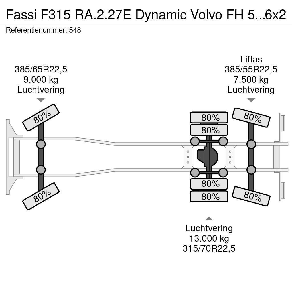 Fassi F315 RA.2.27E Dynamic Volvo FH 500 6x2 Euro 6! Allterrängkranar