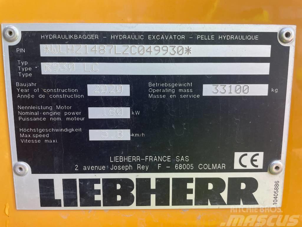 Liebherr R930 Bandgrävare