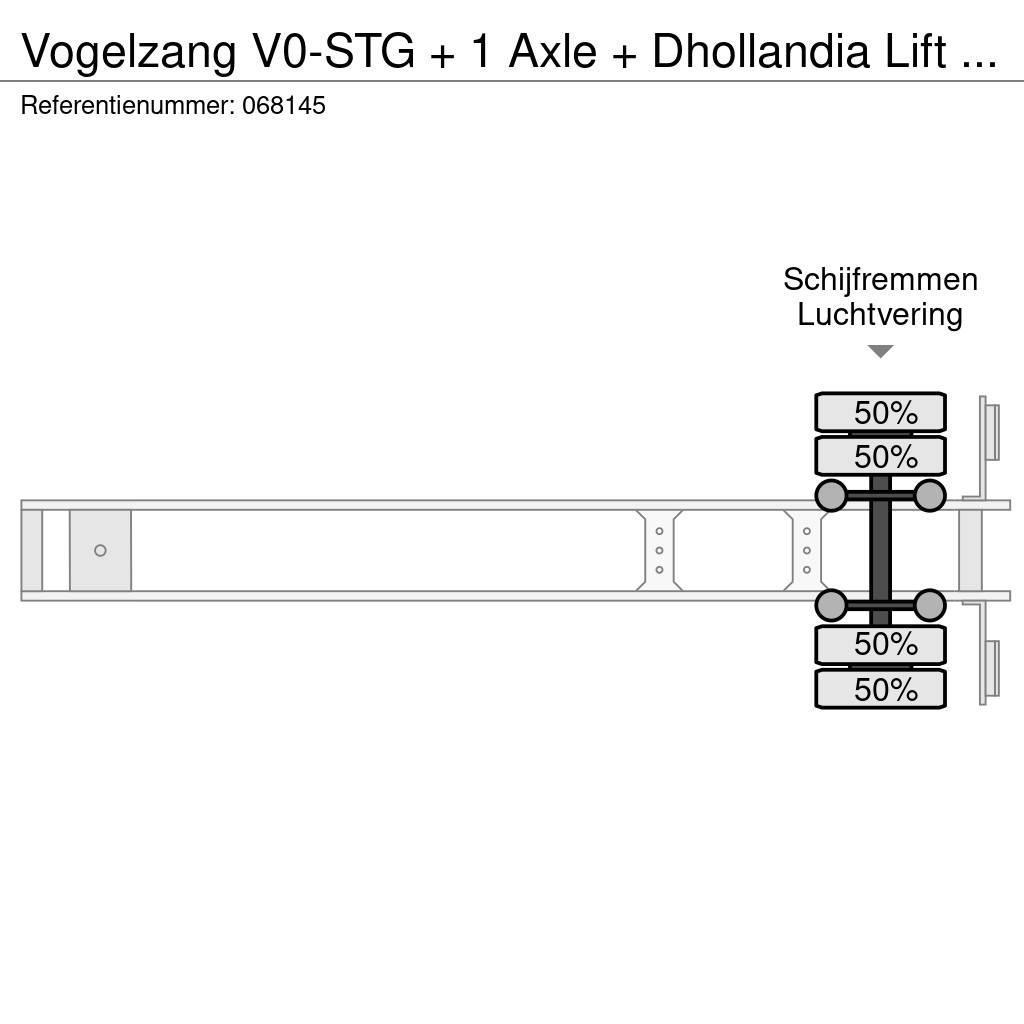 Vogelzang V0-STG + 1 Axle + Dhollandia Lift + Carrier Vector Skåptrailer Kyl/Frys/Värme