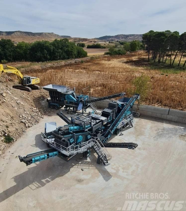 Constmach 120-150 TPH Mobile Crushing Plant Jaw & Impact Mobila krossar