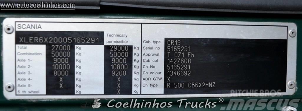 Scania R 500 Växelflak-/Containerbilar