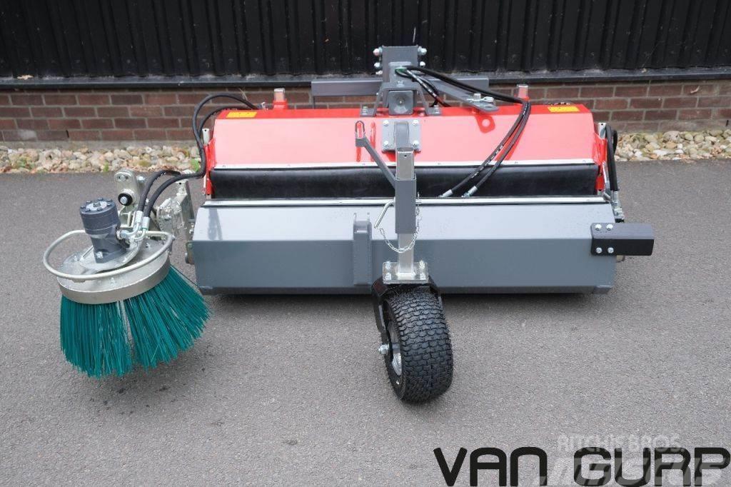 Weidemann Veegmachine met hydraulische opvangbak en zijborst Sopmaskiner