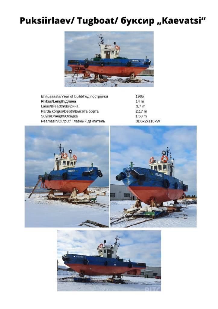  Tugboat Kaevatsi Arbetsbåtar, pråmar och pontoner