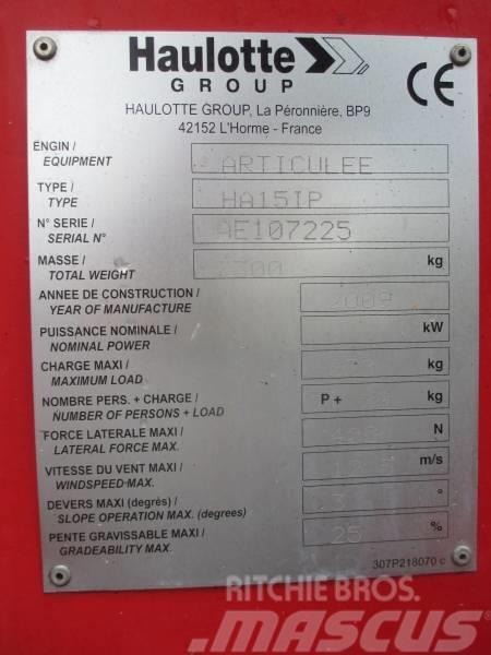 Haulotte HA 15 IP Bomliftar
