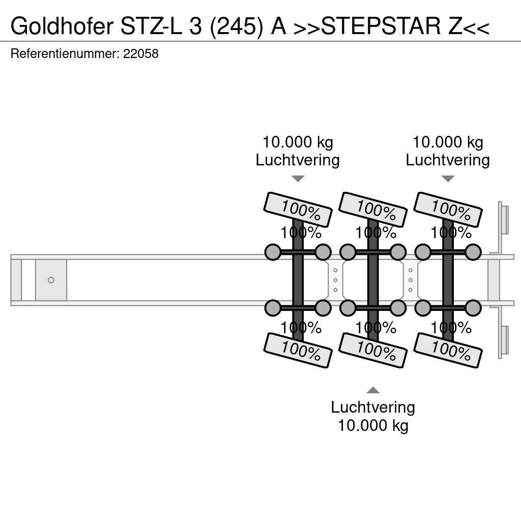 Goldhofer STZ-L 3 (245) A >>STEPSTAR Z<< Låg lastande semi trailer
