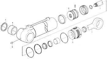 Volvo Kit reparare cilindru hidraulic - VOE15173429 Hydraulik
