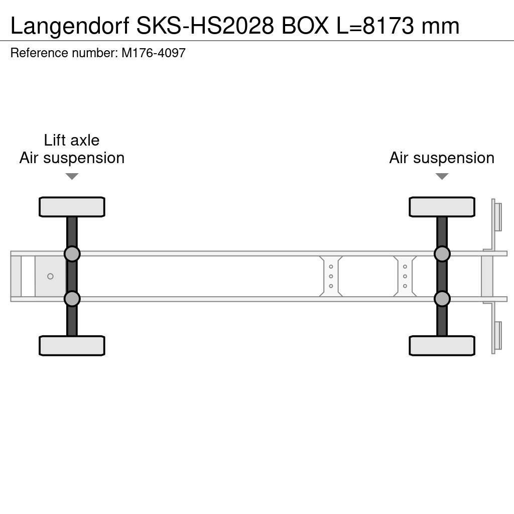 Langendorf SKS-HS2028 BOX L=8173 mm Tipptrailer