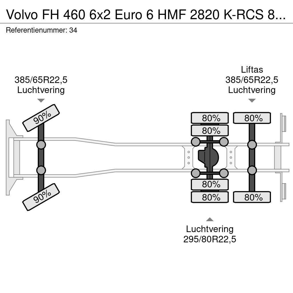 Volvo FH 460 6x2 Euro 6 HMF 2820 K-RCS 8 x Hydr Crane Ye Allterrängkranar