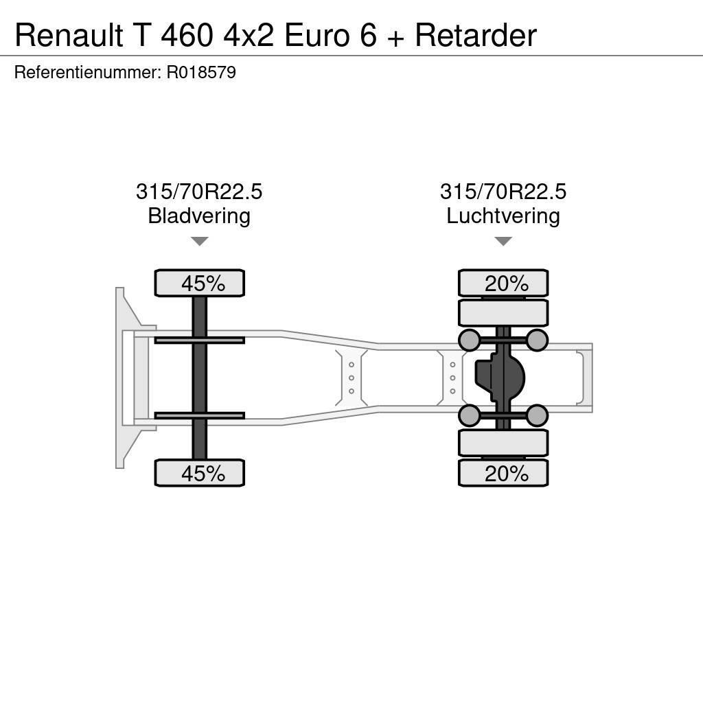 Renault T 460 4x2 Euro 6 + Retarder Dragbilar