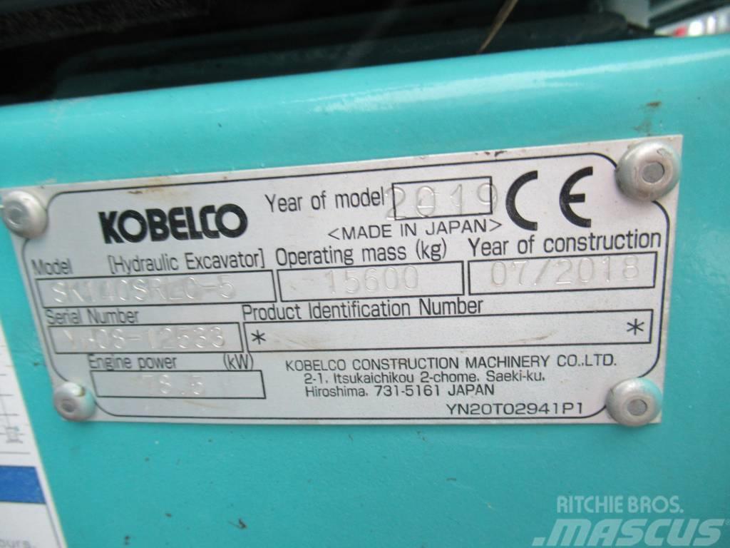 Kobelco SK 140 SR LC-5 / vain 4419h Bandgrävare