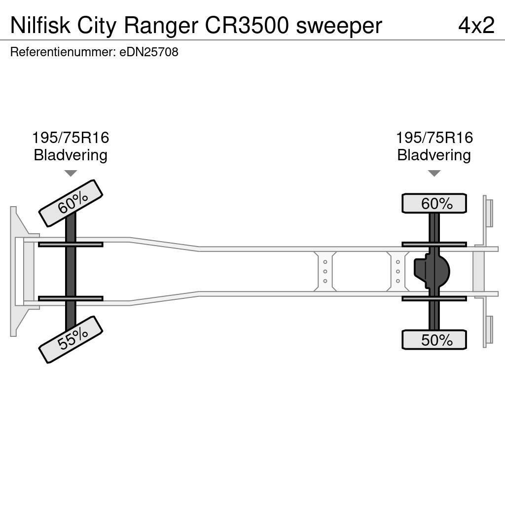 Nilfisk City Ranger CR3500 sweeper Slamsugningsbil