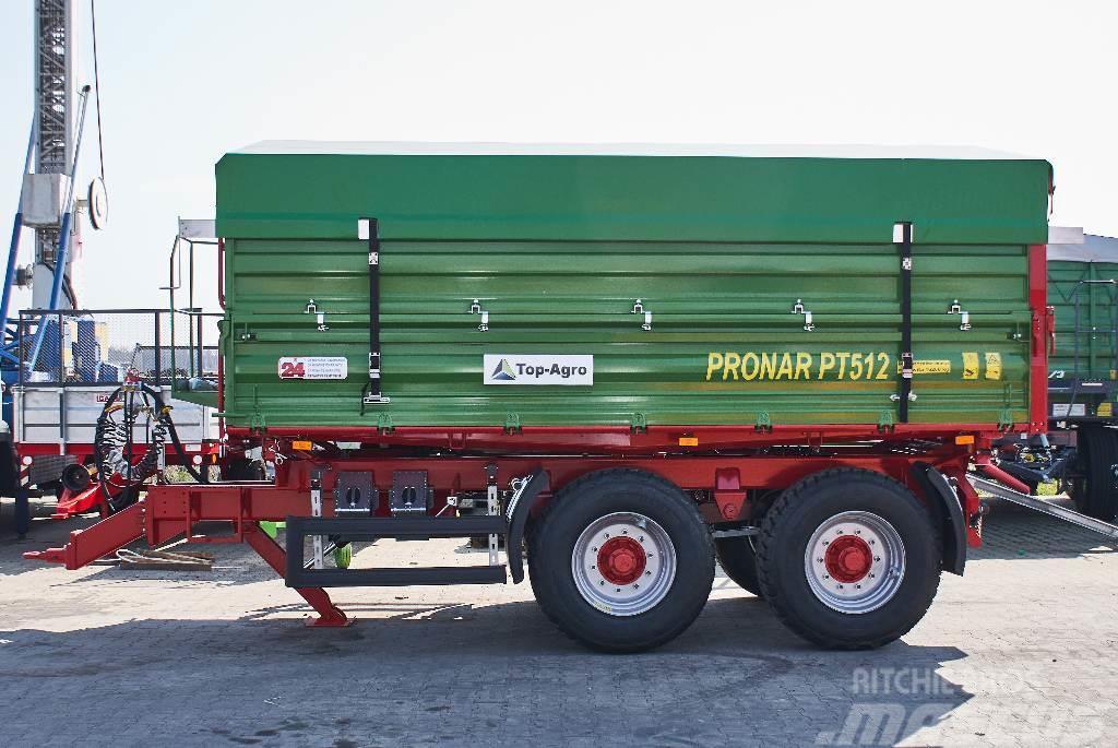 Pronar PT 512 TANDEM 12 tones tipping trailer/ przyczepa Tippvagnar