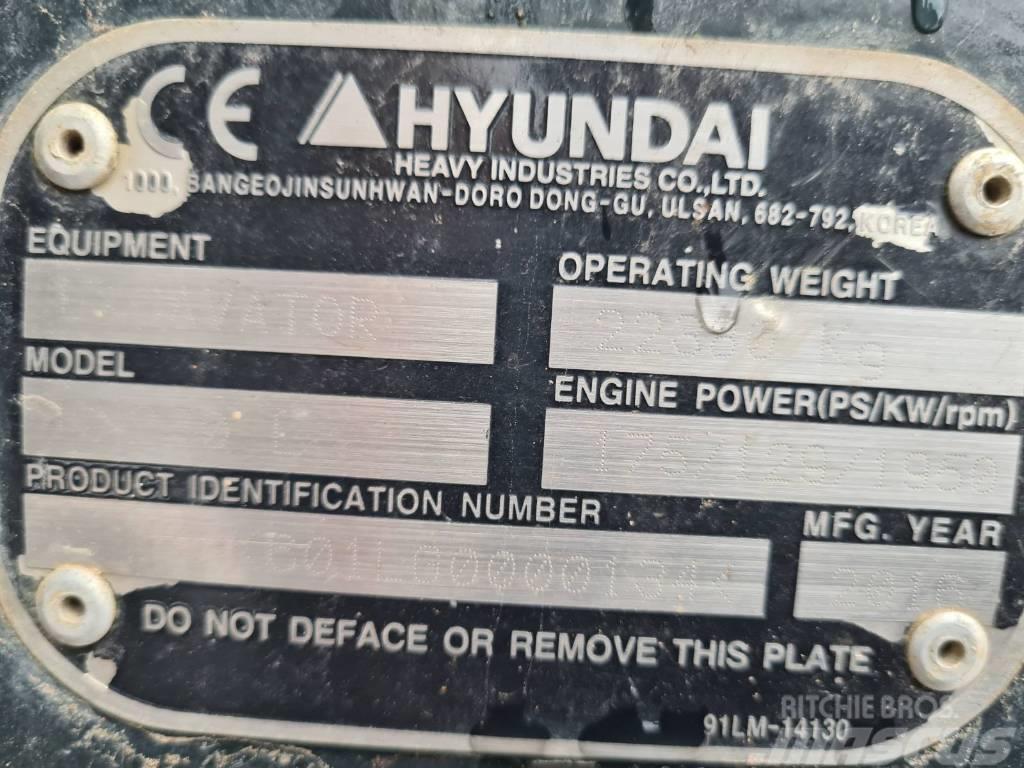 Hyundai HX 220 L Bandgrävare