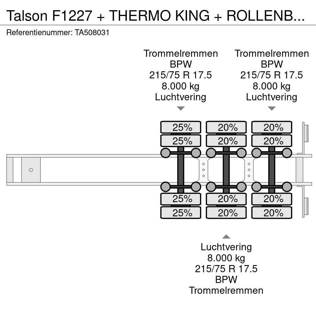 Talson F1227 + THERMO KING + ROLLENBANEN - MEGA Skåptrailer Kyl/Frys/Värme