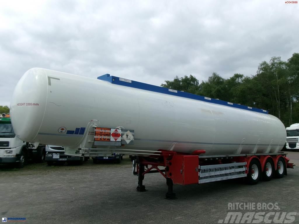 Feldbinder Fuel tank alu 44.6 m3 + pump Tanktrailer