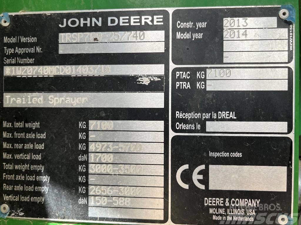 John Deere M 740 i Dismantled: only spare parts Dragna sprutor