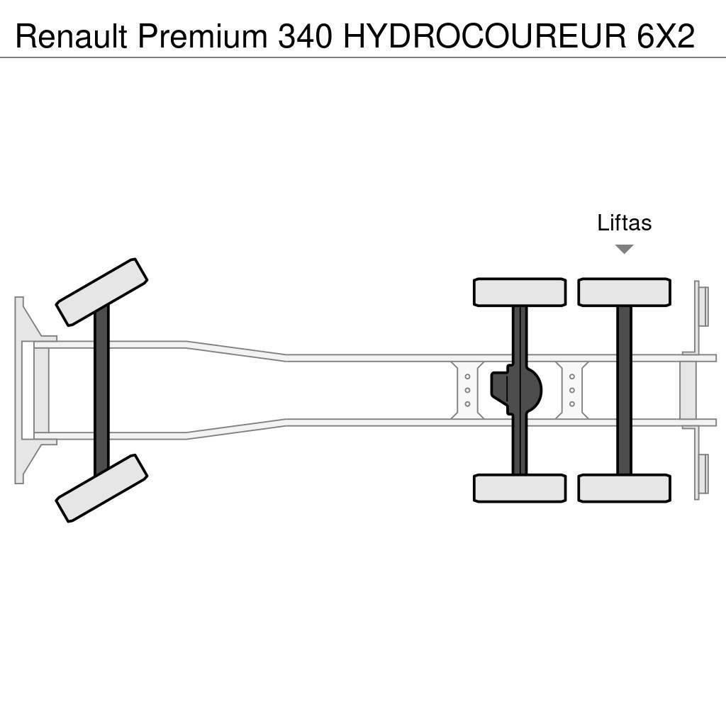 Renault Premium 340 HYDROCOUREUR 6X2 Slamsugningsbil