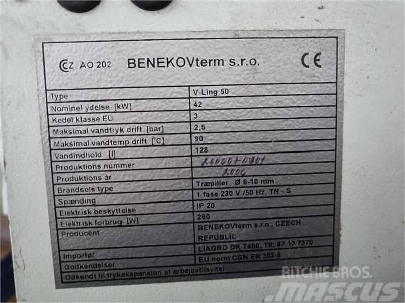  Benekov  Ling 50 med skorsten Biobränslepannor
