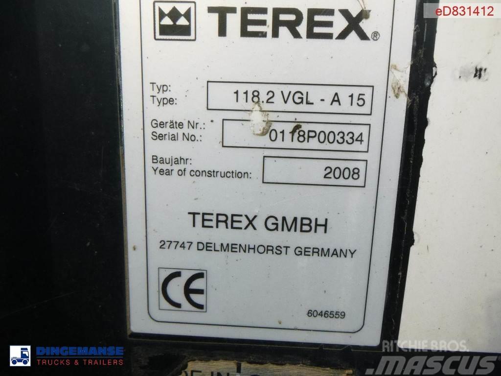 DAF CF 85.360 8X4 RHD tipper + Terex 118.2 VGL-A15 Tippbilar