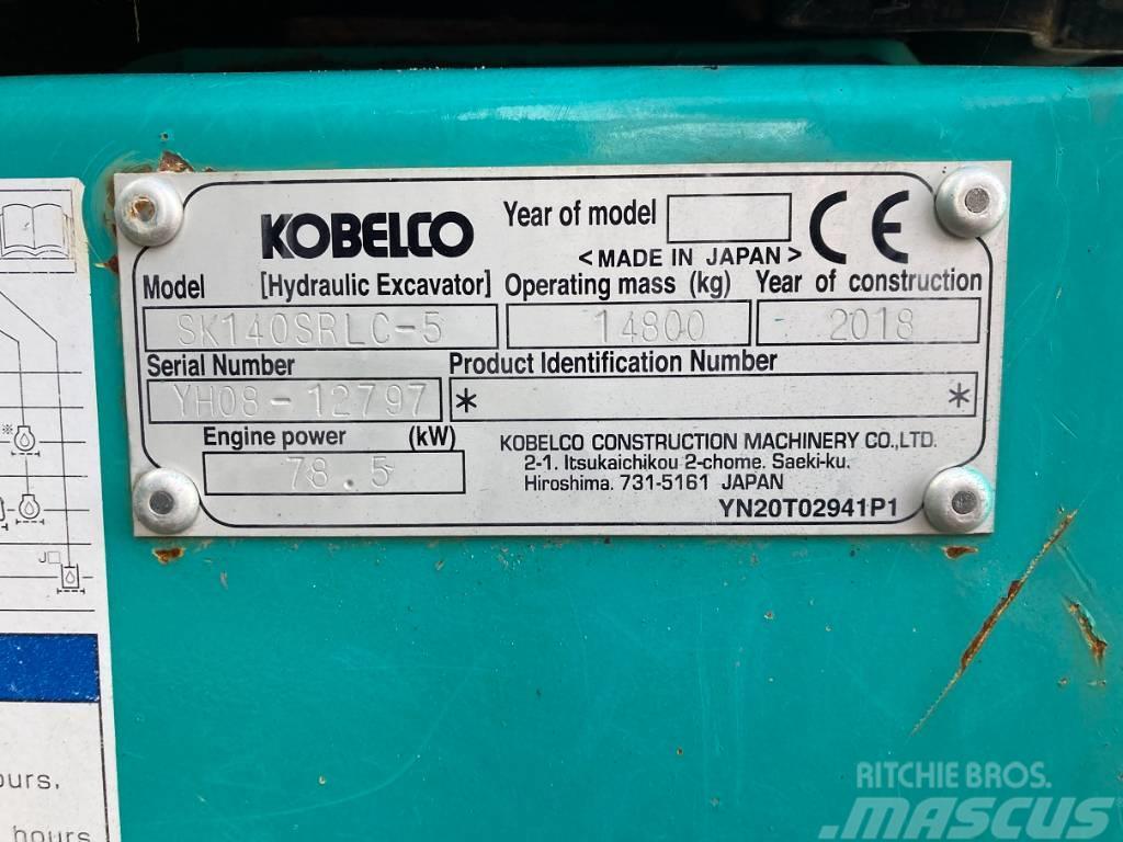 Kobelco SK140SRLC-7 Bandgrävare