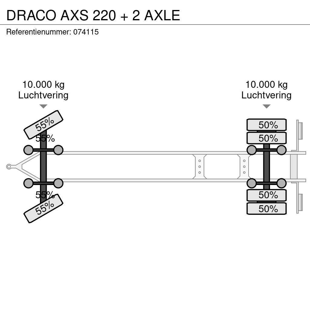 Draco AXS 220 + 2 AXLE Kapellsläp