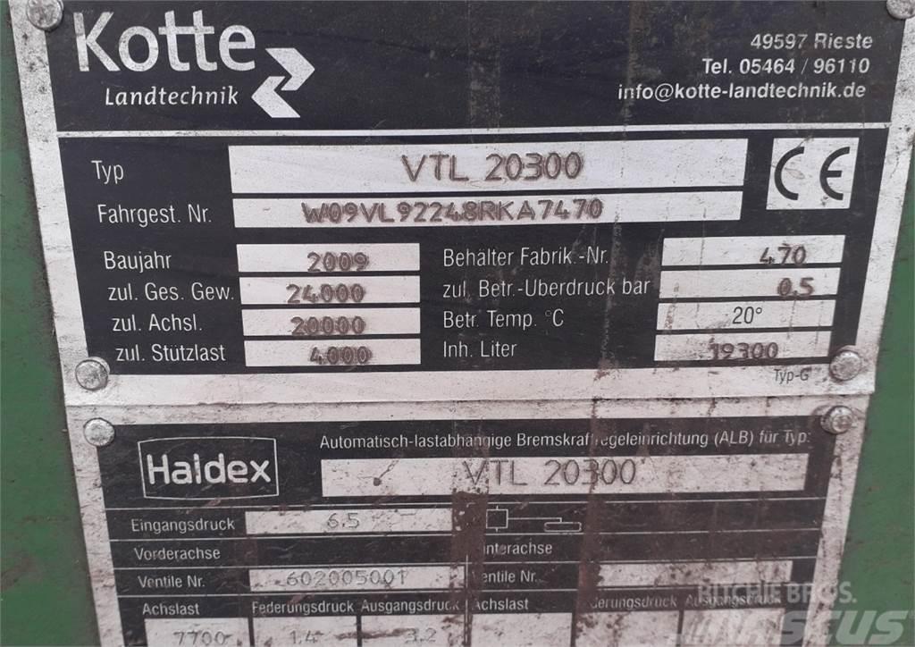 Kotte VTL 20300 Flytgödselspridare