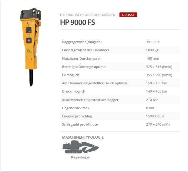 Indeco HP 9000 FS Hydraulhammare