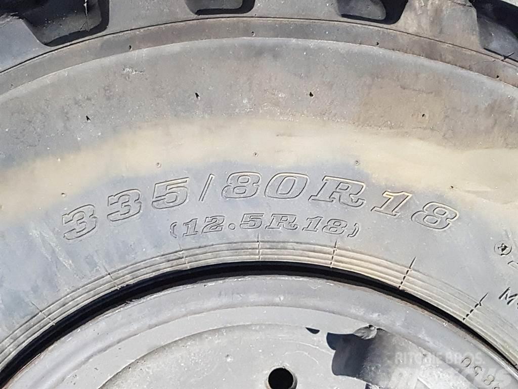 Ahlmann AS50-Solideal 12.5-18-Dunlop 12.5R18-Tire/Reifen Däck, hjul och fälgar