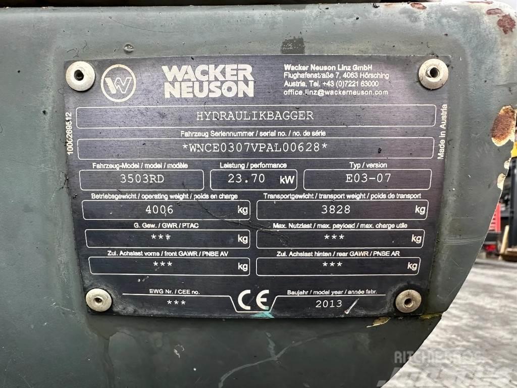 Wacker Neuson 3503 RD Minigrävare < 7t