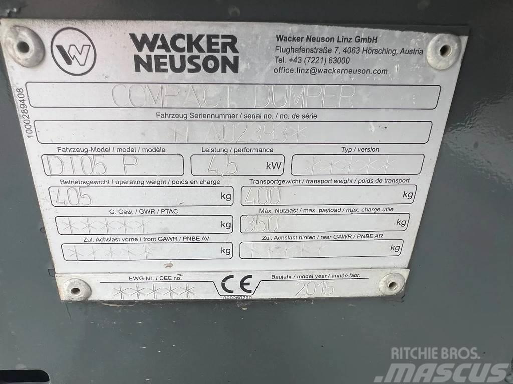 Wacker Neuson DT05P Minidumprar