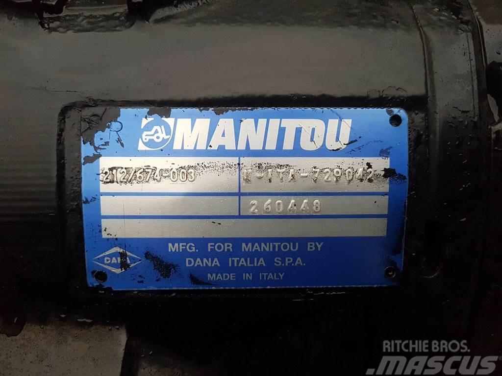 Manitou MT1840-Spicer Dana 212/674-003-Axle/Achse/As Hjulaxlar