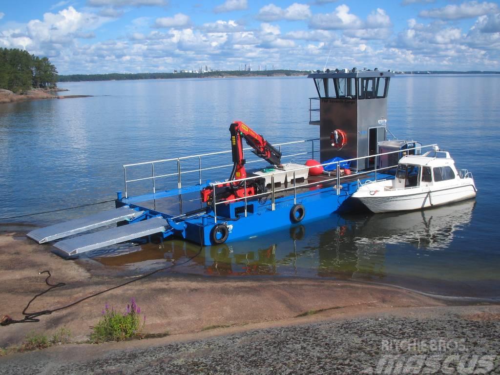  FB Pontoons transport ship Arbetsbåtar, pråmar och pontoner