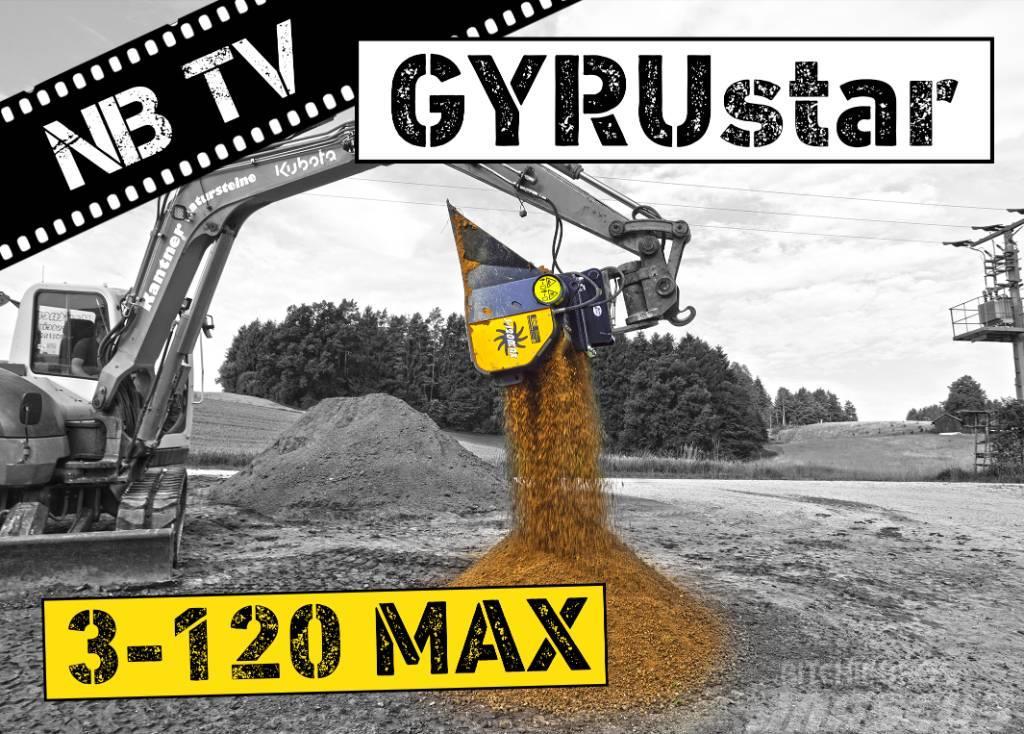 Gyru-Star 3-120MAX | Sieblöffel für Bagger & Lader Siktskopor