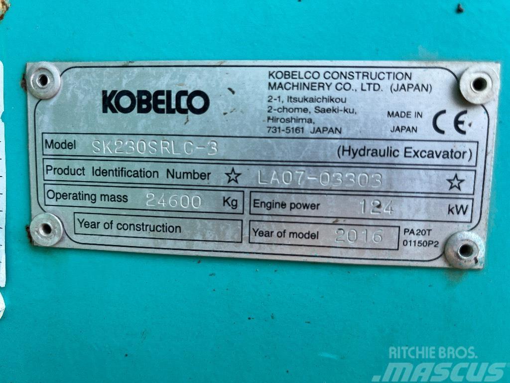 Kobelco SK 230 SR LC-3 Bandgrävare