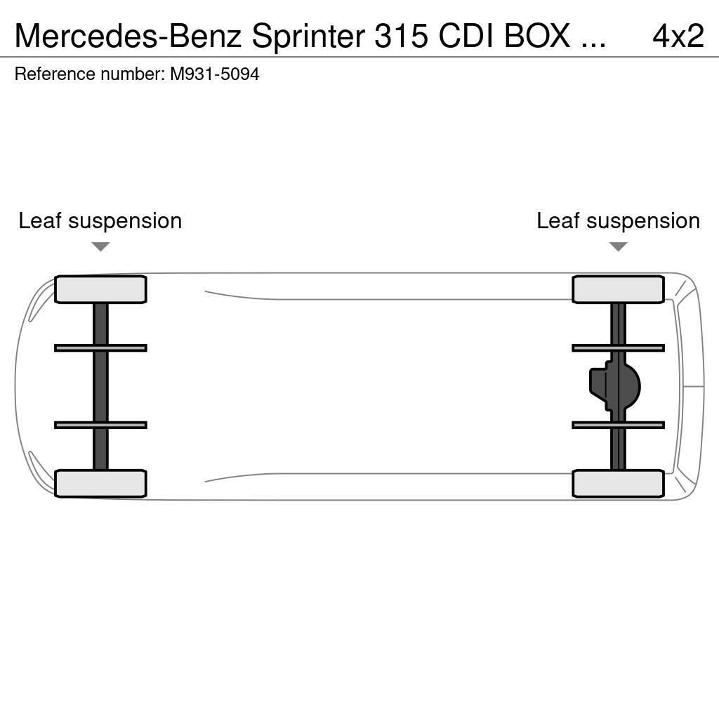 Mercedes-Benz Sprinter 315 CDI BOX L=4380 mm Övriga bilar