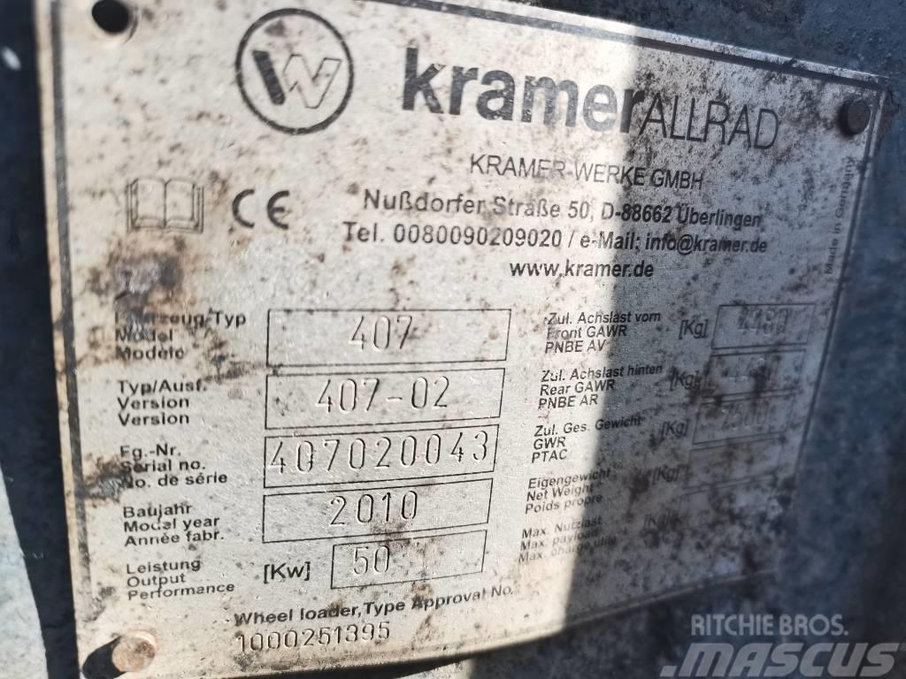 Kramer Allrad 407 KT 2010r.Parts, Części Teleskoplastare