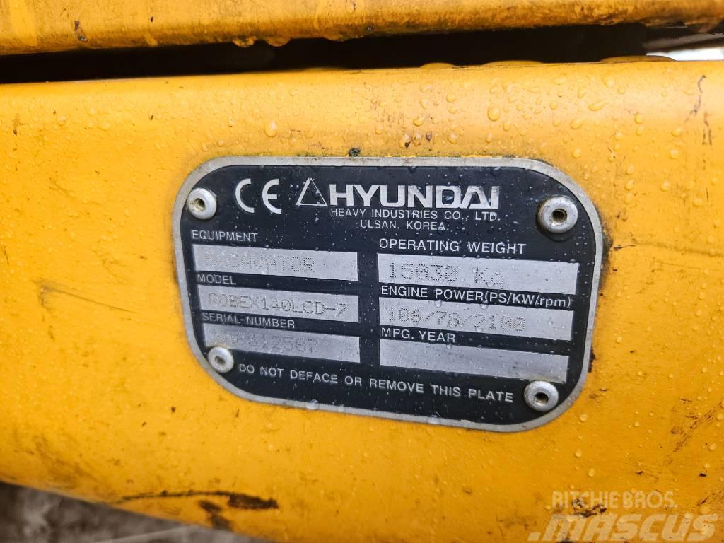 Hyundai 140-7 Bandgrävare