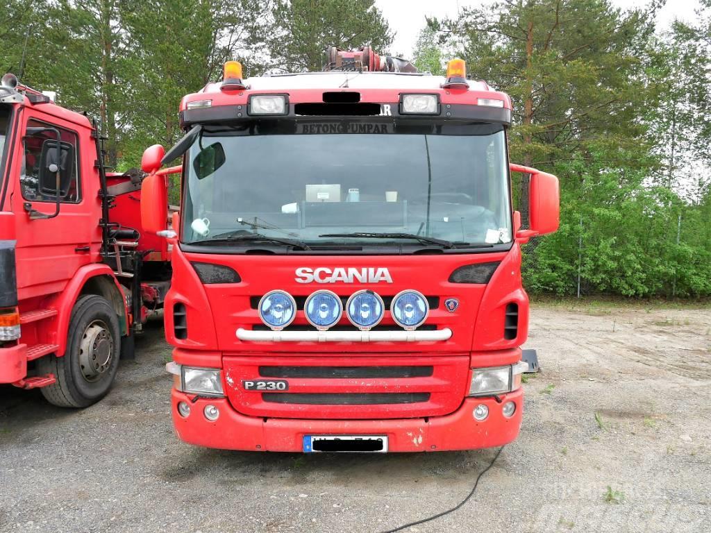 Scania P230 4x2 4x2 Lastbilar med betongpump