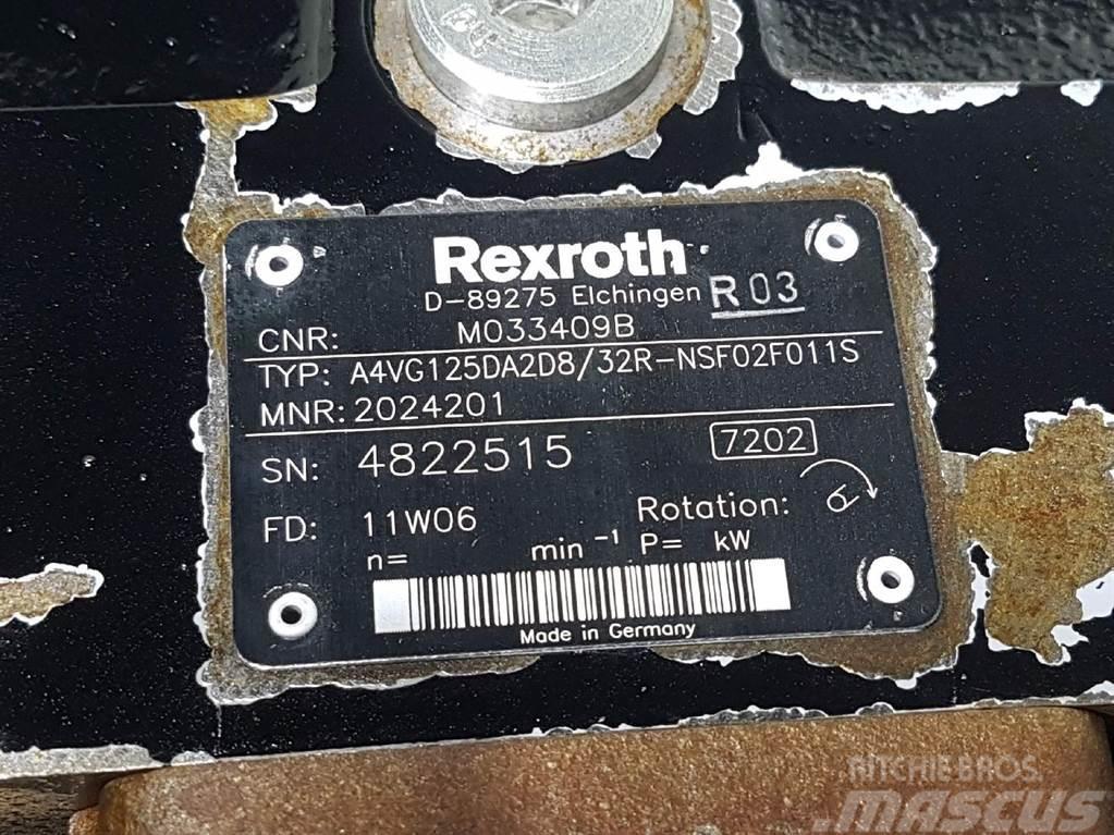 Rexroth A4VG125DA2D8/32R-M033409B / R902024201-Drive pump Hydraulik