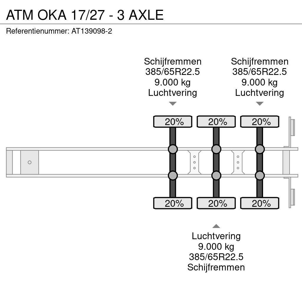 ATM OKA 17/27 - 3 AXLE Tipptrailer