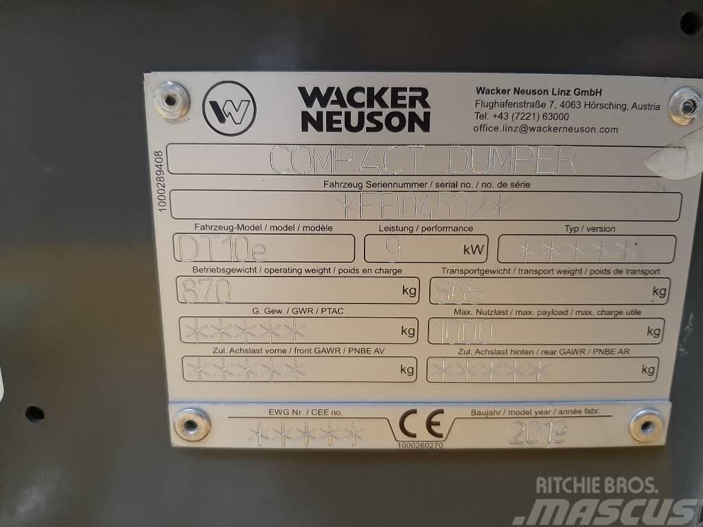 Wacker Neuson DT10e Banddumprar