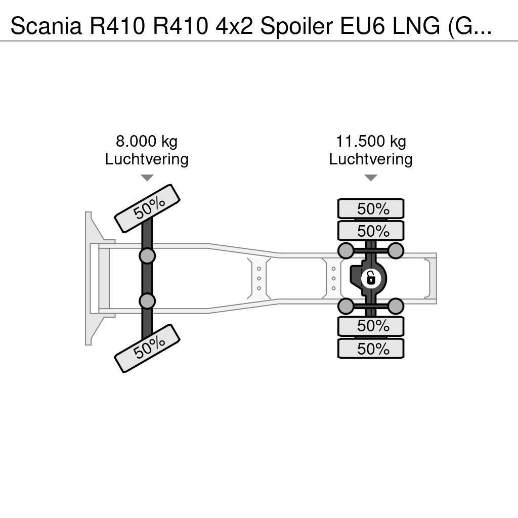Scania R410 R410 4x2 Spoiler EU6 LNG (GAS) Automatik Dragbilar