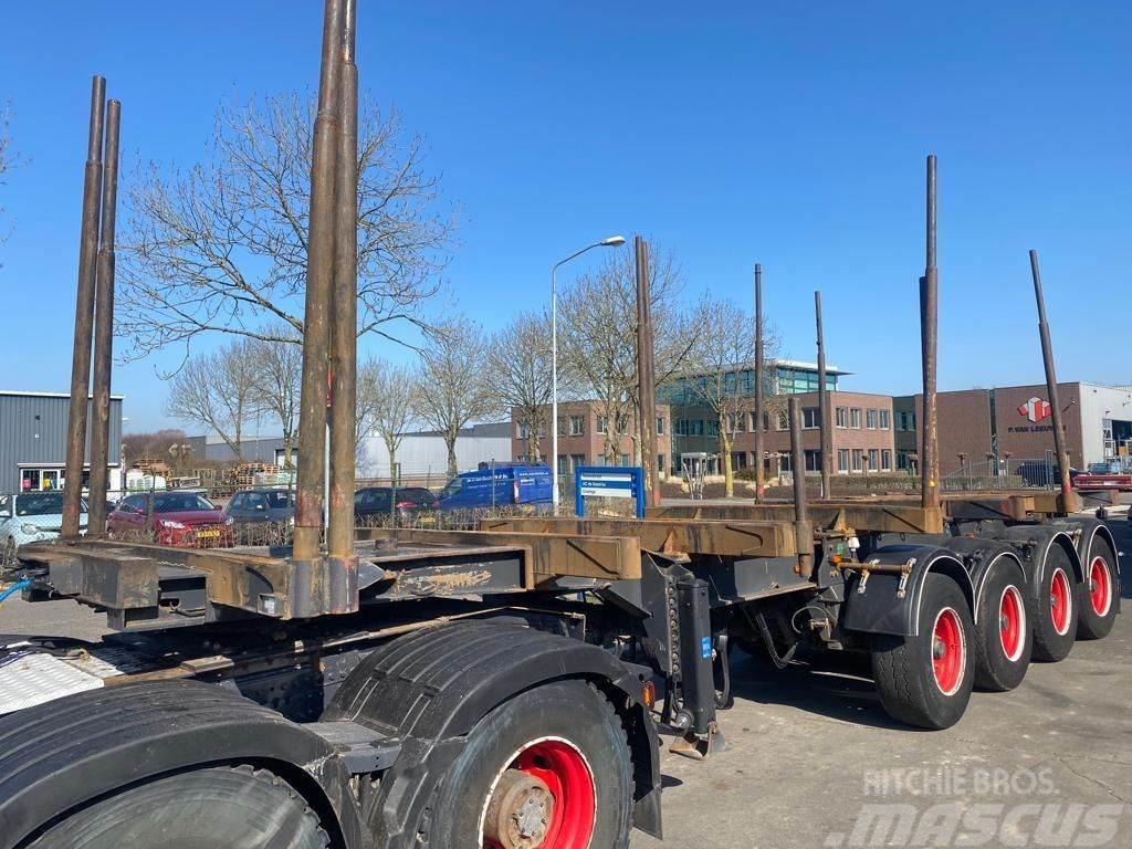 Doll 4 AXLE - BPW - WOOD / HOLZ / TIMBER TRANSPORTER Timmertrailer