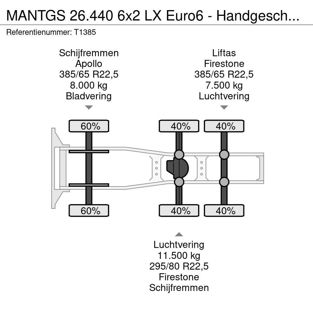 MAN TGS 26.440 6x2 LX Euro6 - Handgeschakeld - Lift-As Dragbilar