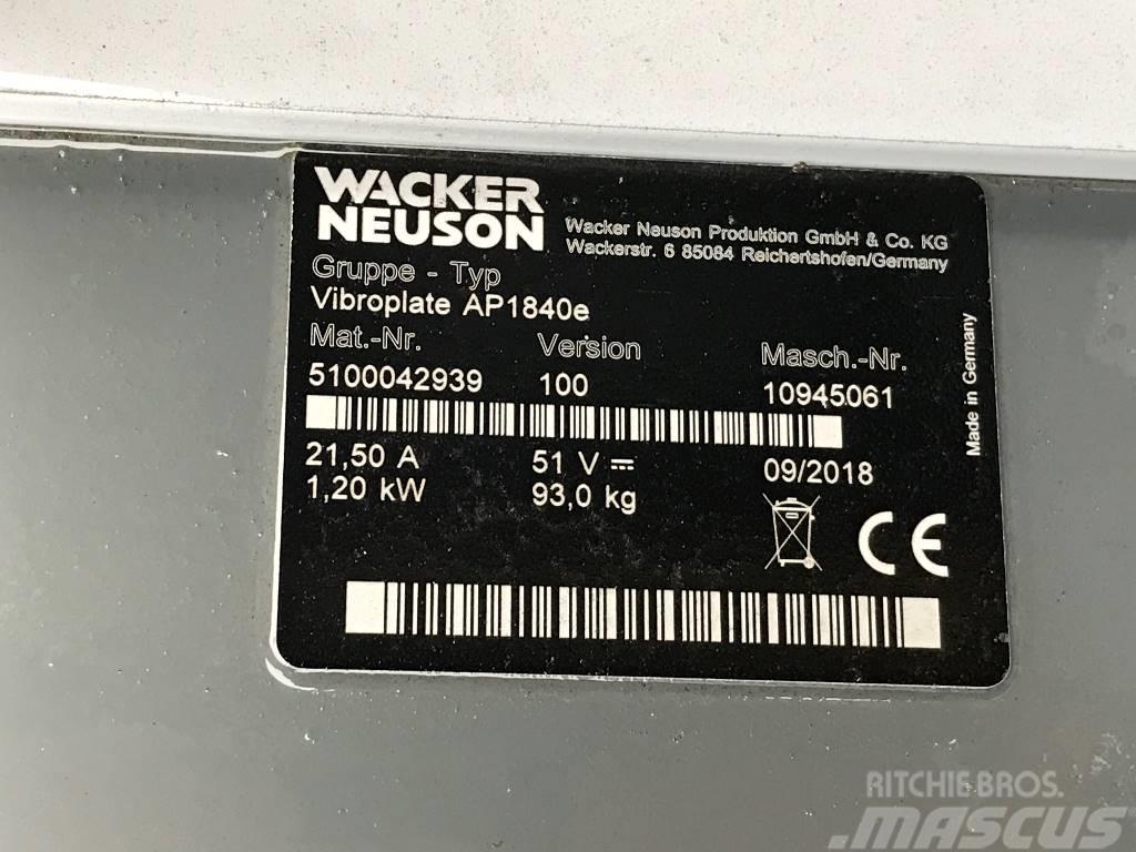 Wacker Neuson AP1840e Markvibratorer